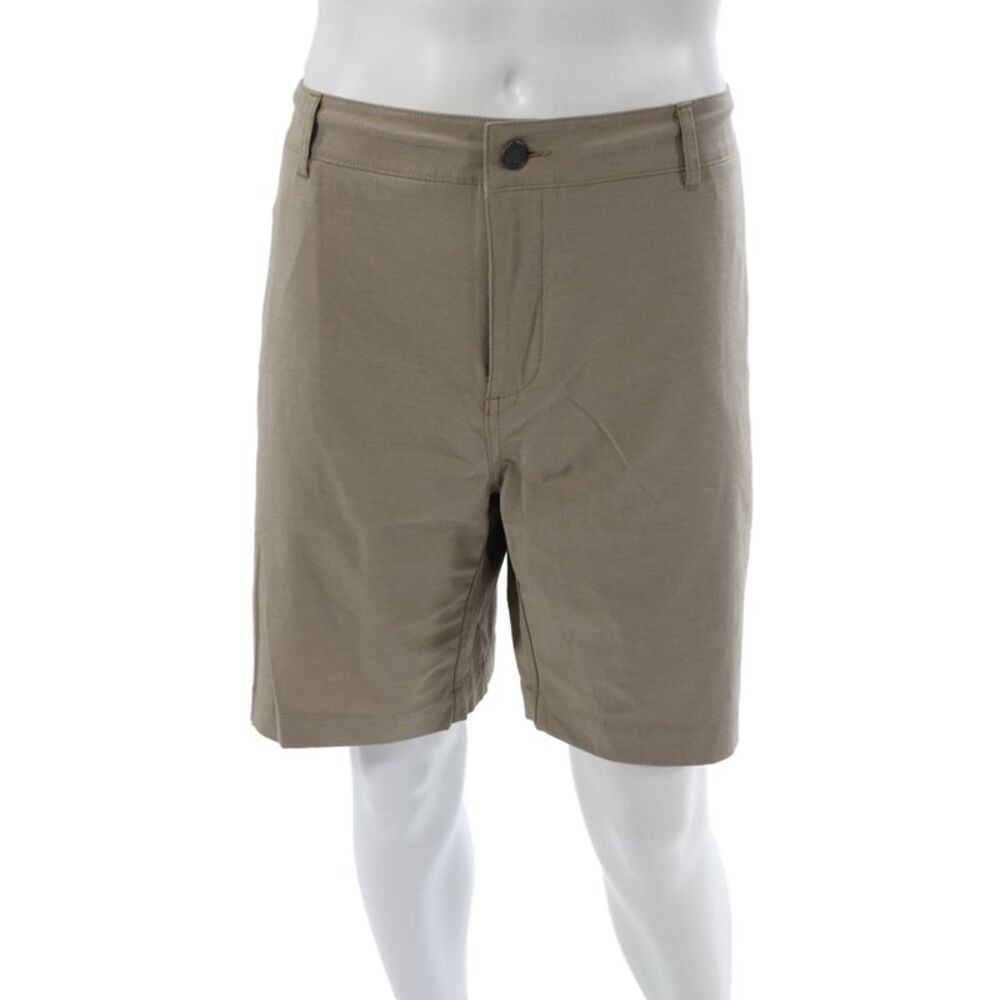 Faherty Brand Mens Chino Shorts Beige Recycled Polyester Beach Size 40